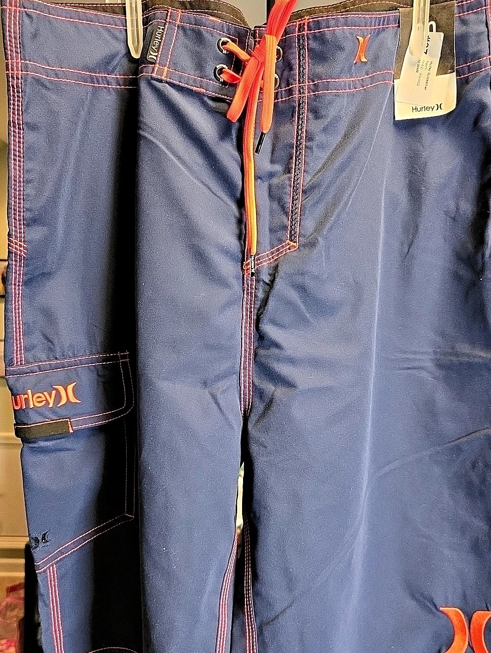 Hurley One & Only 22-Inch Boardshort Blue & Orange Waist 30